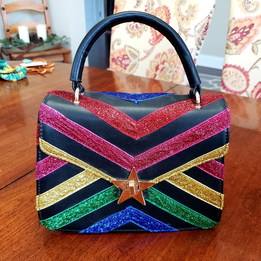 nwt multi color handbag